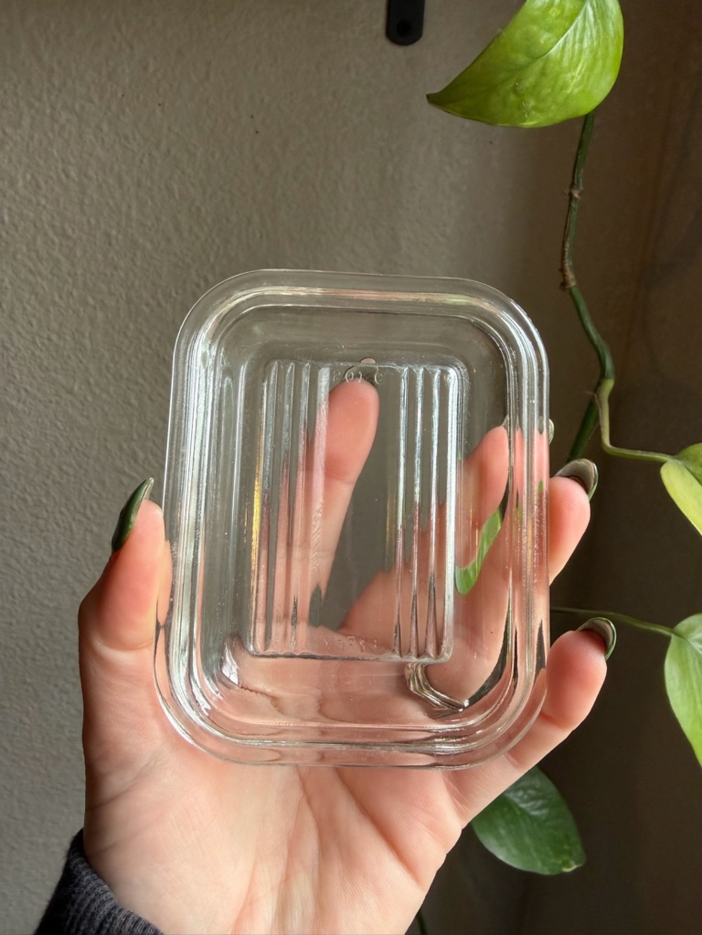 Vintage Pink Gooseberry Pyrex Refrigerator Dish With Lid - Picture 7 of 10